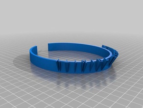 my customized hairband remix daughter accessories 3d print model - Mito3D