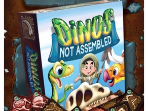 dino meeples dinos nicht zusammengebaut Spiel Spiele Brettspiel boardgames Zubehör Dinosaurier kickstarter 3d print model - Mito3D