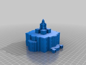 payson-Tempel Gebäude Strukturen 3d print model - Mito3D