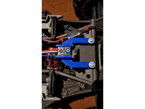 hobbywing switch mount traxxas x-maxx rc vehicles max6 max5 3d print model - Mito3D