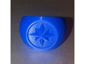 captain marvel anello anelli avengers carol danvers 3d print model - Mito3D
