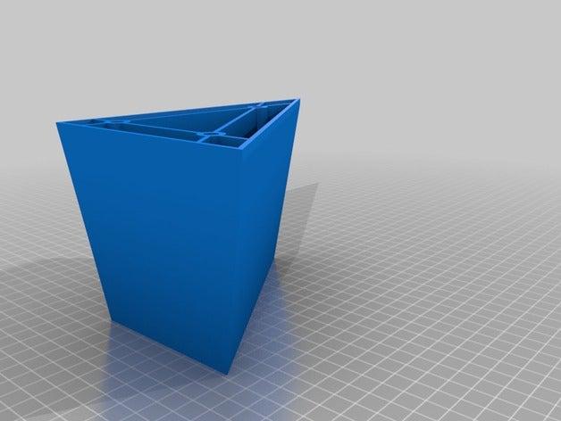sofá de perna substituição partes 3D print model - Mito3D