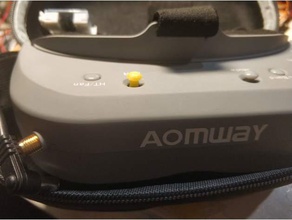 aomway Komutanı v1 düğmesi rc araçlar 3d print model - Mito3D