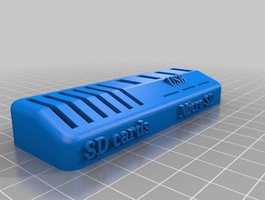 sdusbmicro sd holder 3d printer accessories card usb 3d print model - Mito3D
