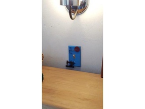 sewing room light switch decor 3d print model - Mito3D