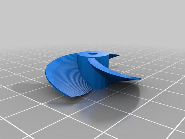 my customized rc boat propeller 30mm dia vehicles 3D print model - Mito3D