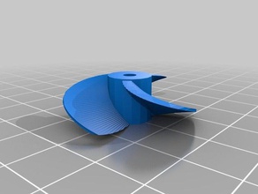 my customized rc boat propeller 30mm dia vehicles 3d print model - Mito3D