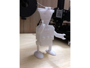 j-bot modelo los robots juguete 3d print model - Mito3D