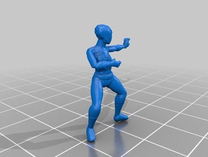 red ranger personnes 28mm figurine powerangers super sentai 3d print model - Mito3D