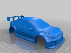 lada granta-Rennwagen openz-v16-98mm hobby 3d print model - Mito3D