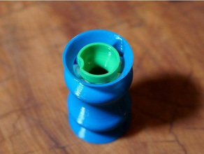 6mm airsoft bearings spiraled nature parts 608 bearing 636 spiral vase mode 3d print model - Mito3D
