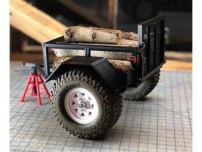 gh scaler trailer square fenders rc vehicles 3d print model - Mito3D