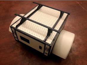 gh scaler trailer terrestre utilitário caixa de cima do racking rc veículos ghst rastreador 3d print model - Mito3D