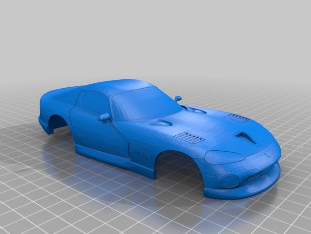 dodge viper openz v16 98mm hobby 3D print model - Mito3D