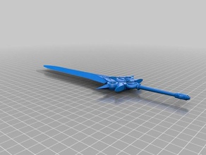 seniorious props anime model blade chtholly knife sword weapon worldend 3d print model - Mito3D