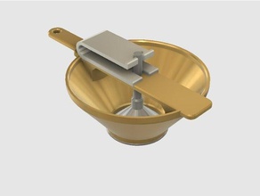 portioning funnel wide mouth kitchen dining gadgets home tool 3d print model - Mito3D