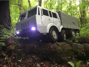 openrc trial truck 110 scale 8x8 vehicles car model crawler maz military rc remote control tatra t813 t815 trail 3d print model - Mito3D