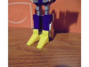 transformers blitzwing g1 feet toy game accessories 3d print model - Mito3D