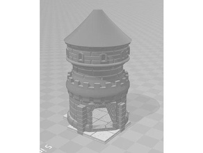 grand château coin passthrough jeux openforge 3d print model - Mito3D