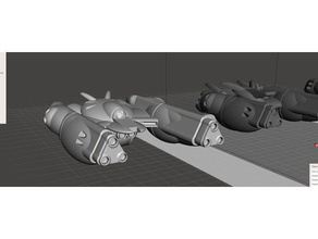 robotech paranoyak uçağı oyunlar megazone 23 Deutch wargame 3d print model - Mito3D