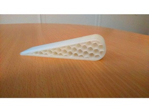 Türstopper honeycomb Haushalt 3d print model - Mito3D
