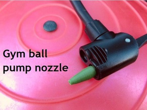 gym yoga ball pump nozzle replacement parts air sports 3d print model - Mito3D