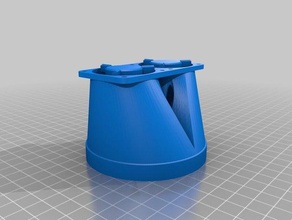 40mm fan des deux 76m pipe 3d de l'imprimante pièces 3d print model - Mito3D