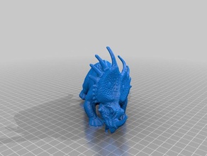styracosaurus animals 3d scan dinosaur toy triceratops 3d print model - Mito3D
