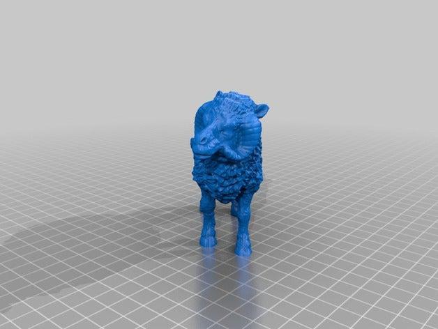 sheep animals 3d scan farm toy 3D print model - Mito3D