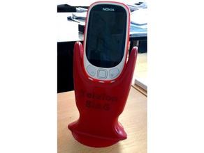 phone stand nokia 3310 office 3d print model - Mito3D