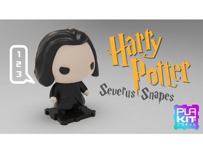 harry potters severus snapes toys games action figure collectible collection figurine harrypotter miniature movie plakit purakito toymaker 3d print model - Mito3D
