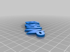 maria sanchez Schlüsselanhänger angepasst 3d print model - Mito3D