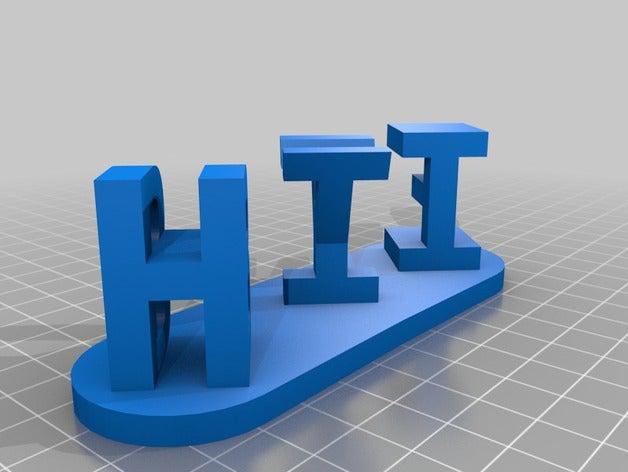 artur professor sinais logotipos personalizado 3D print model - Mito3D