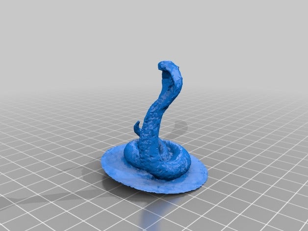 kobra yılan heykeller 3D print model - Mito3D