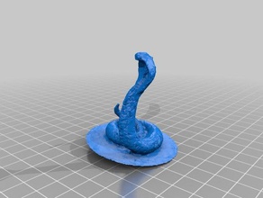 cobra serpent sculptures 3d print model - Mito3D