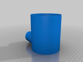 vierteaguas de la tapa del extremo salida agua 3d impresión 3d print model - Mito3D
