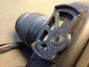 reflex canon lens cap holder 58mm hobby tappo dell'obiettivo 1300d eos dslr lenscap lenscapholder titolare copriobiettivo 3d print model - Mito3D