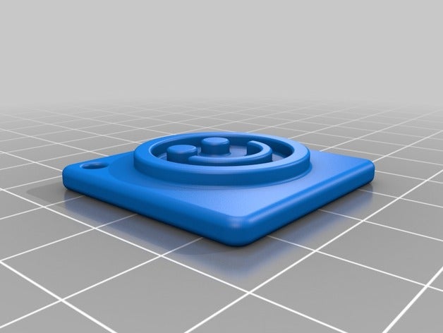 llavero cara sinais logotipos 3D print model - Mito3D