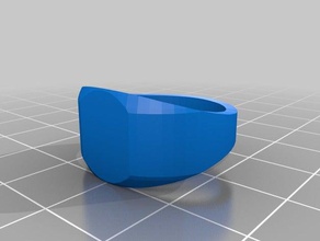 my customized champion ring jewelry 3d print model - Mito3D