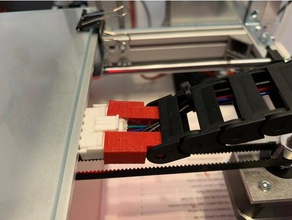 montaggio della catena portacavi 20x10mm asse y 3d la stampante parti anet a8 aggiornamento gestione dei cavi 3d print model - Mito3D