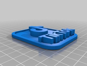 tiktok keychain accessories 3d print model - Mito3D