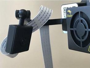 ender 3 mount pi camera module v2 3d printer accessories octoprint raspberry 3d print model - Mito3D