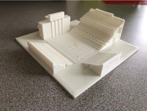 jmu football stadium buildings structures 3d print model - Mito3D