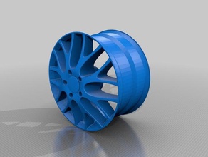 rueda de bmw arte 3d print model - Mito3D