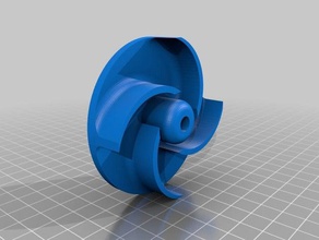 Sumpf-Pumpen-Laufrad Teile 3d print model - Mito3D