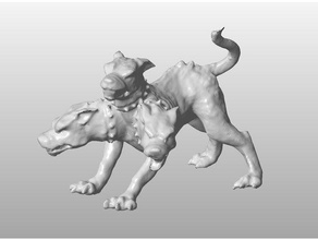 cerberus scan criaturas animais 3d print model - Mito3D