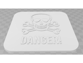 Gefahr signage Zeichen logos 3d print model - Mito3D