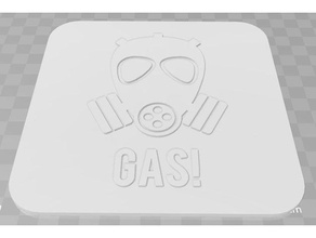 gas-Beschilderung Zeichen logos 3d print model - Mito3D