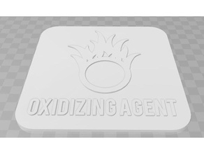 oxidizing agent signage signs logos 3d print model - Mito3D