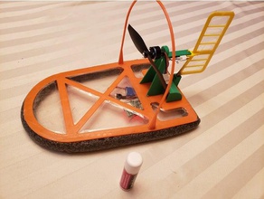 rc micro hovercraft mecânico brinquedos controle remoto 3d print model - Mito3D